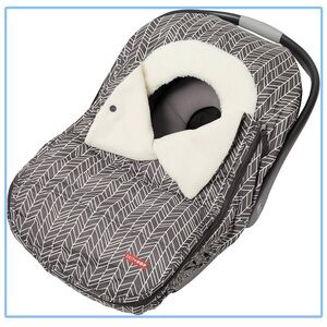 Skip Hop Winter Car Seat Cover- Grey Feather